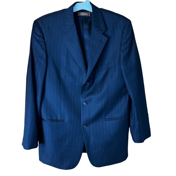 Tasso Elba Super 140’s Virgin Wool Jacket 40R NWOT Made In Italy Angelica Flawed - Picture 1 of 10